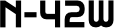 N-42W