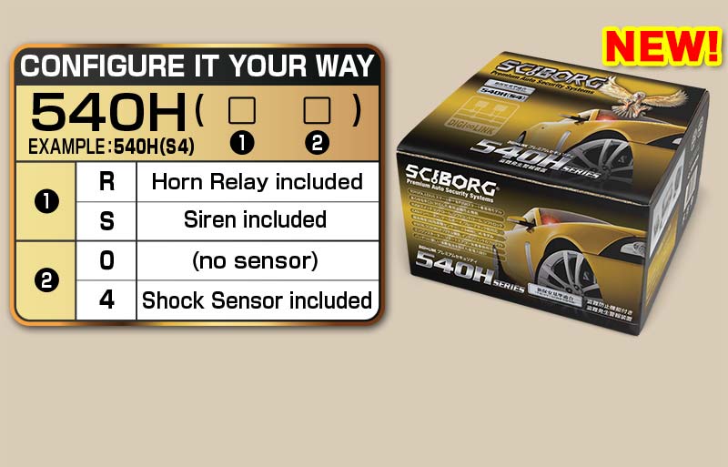 NEW 540H Car Security System